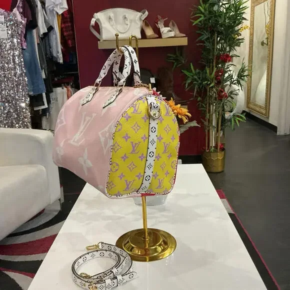 Louis Vuitton Speedy Bandouliere L/E Colored Mono Giant 30 BAG - Picture 5 of 9